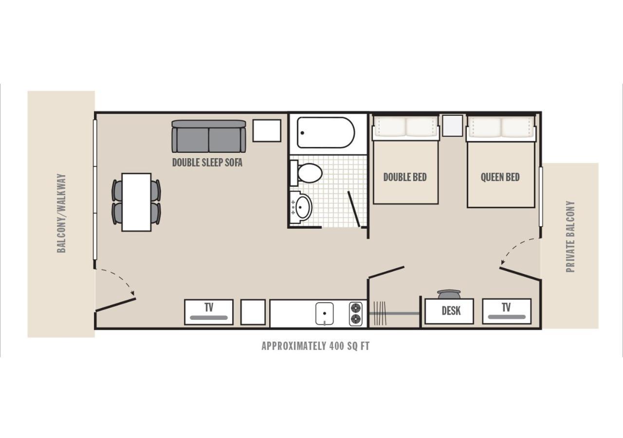Deluxe One-Bedroom Suite (4 adults + 2 children)