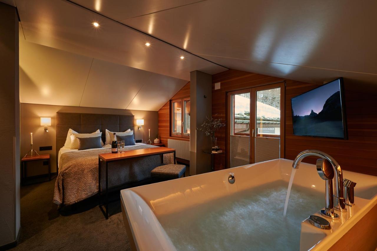 Suite Junior romántica con vistas al monte Cervino