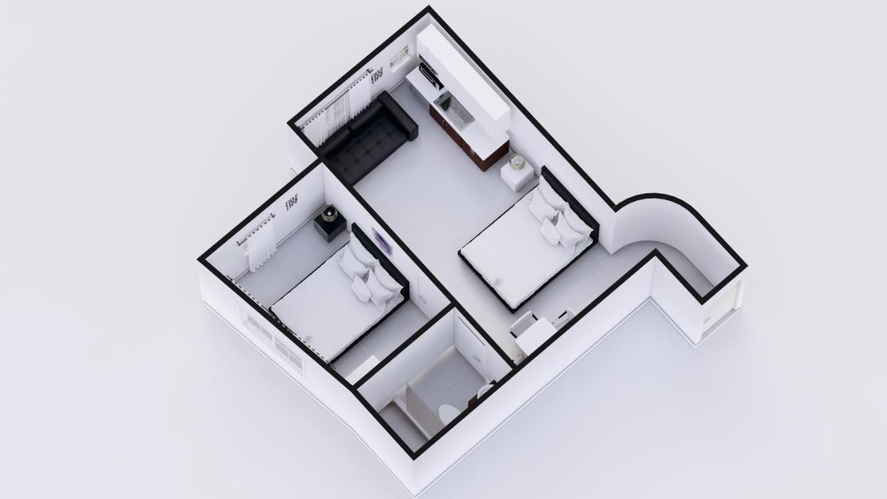 Two-Bedroom Two-Bath Suite with Kitchen,1115004957:JPEG
