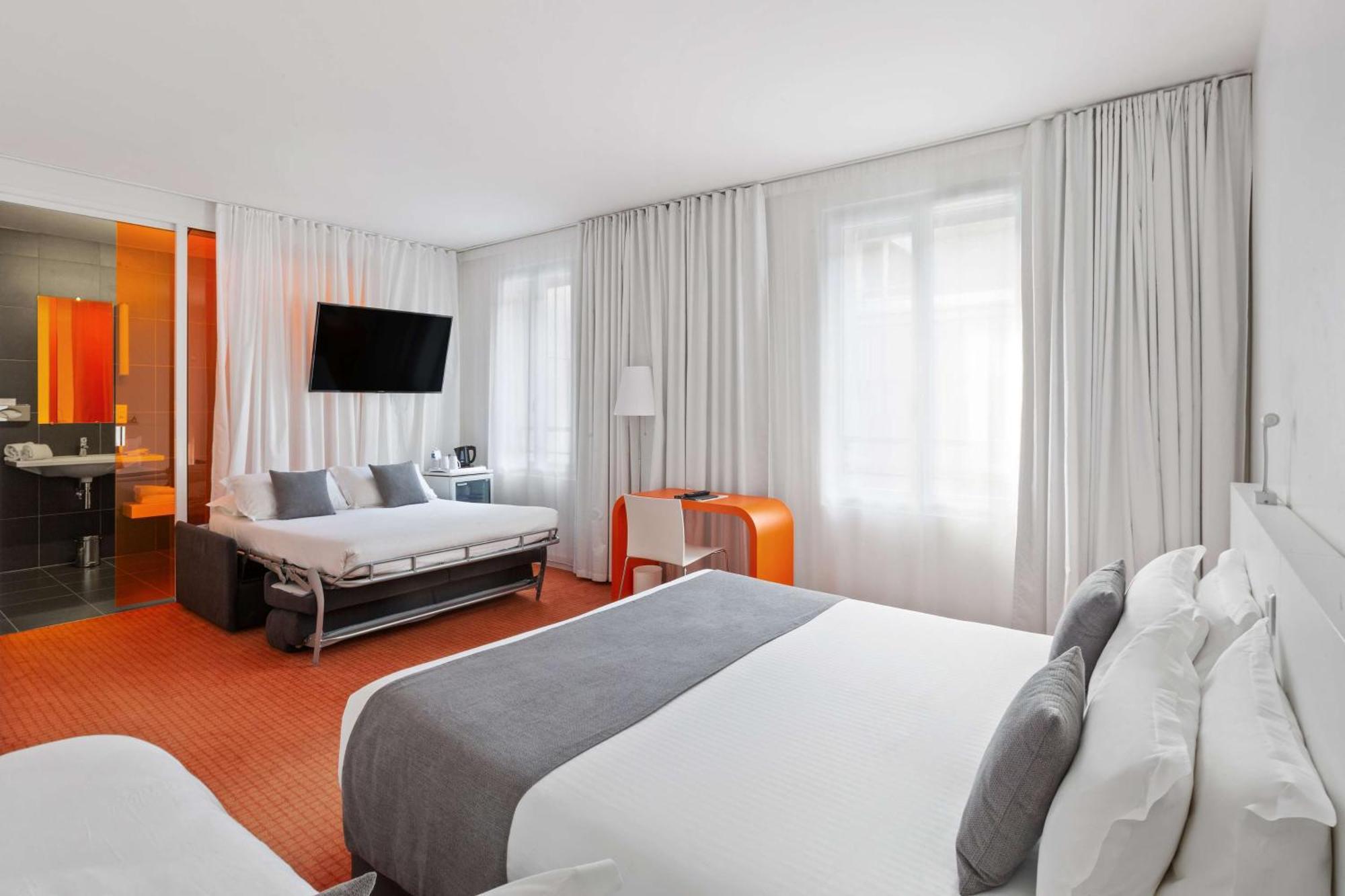 Chambre Familiale avec Lit King-Size et Lits Jumeaux