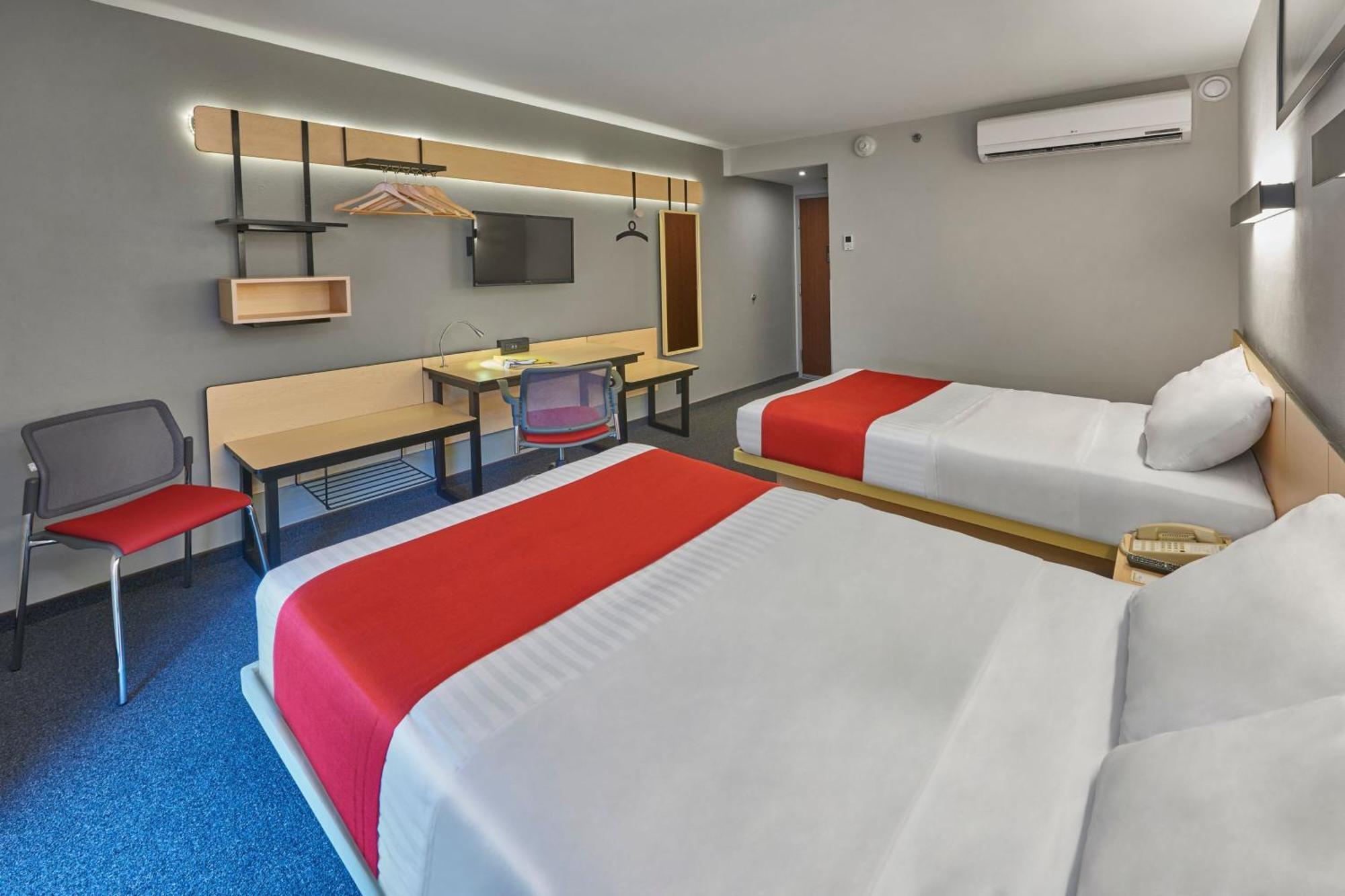 Chambre Double avec 2 Lits Doubles