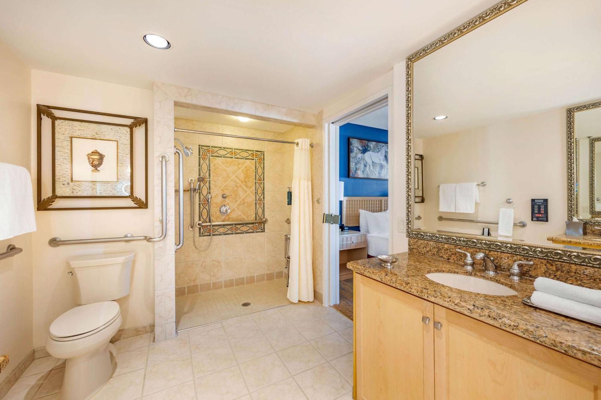 1 BEDROOM 1 KING DELUXE SUITE ROLL IN SHOWER