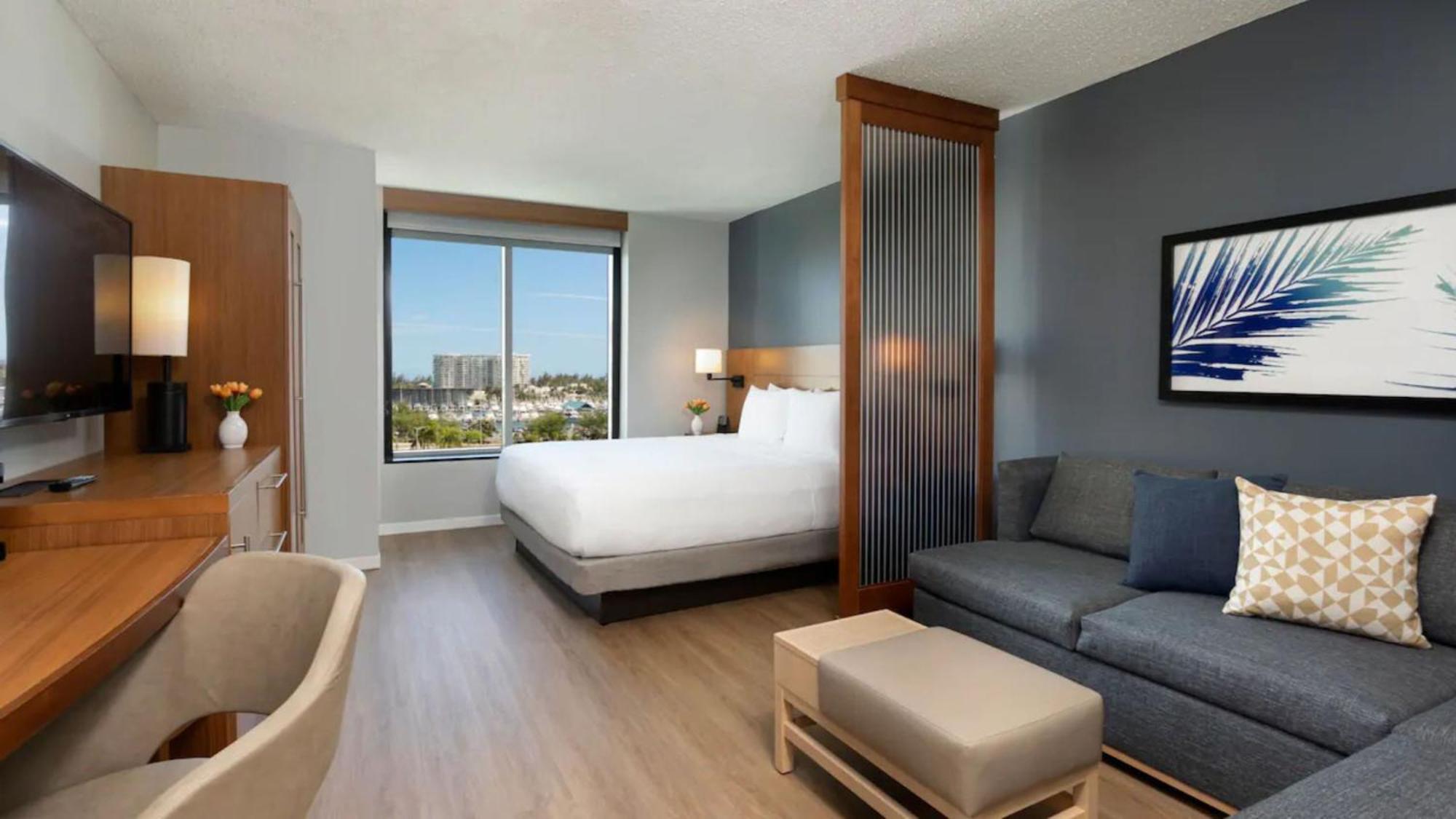 King Room with Sofa bed and Bay View