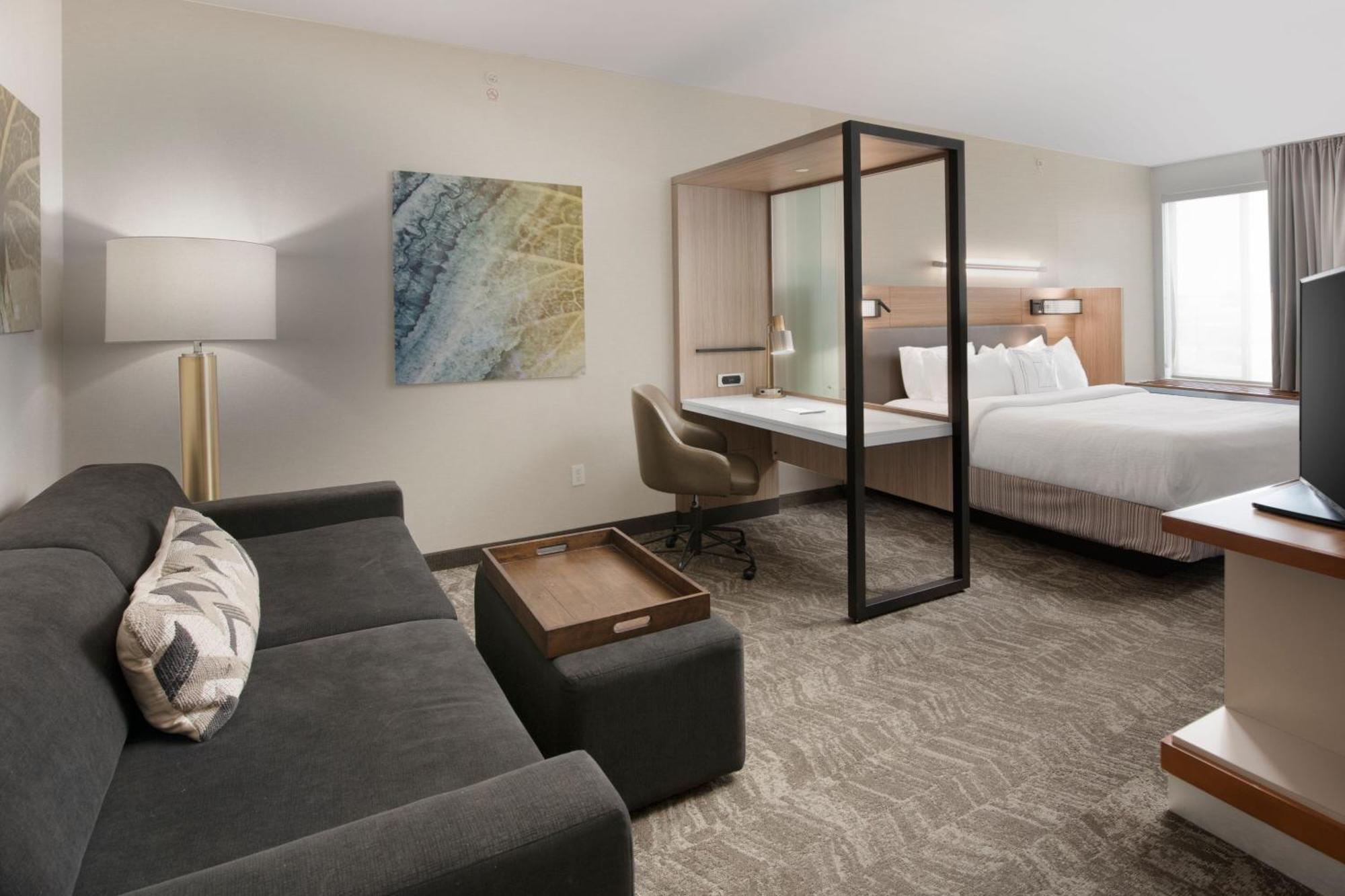 King Suite with Roll-In Shower and Trundle Sofa - Mobility Access/Hearing Accessible