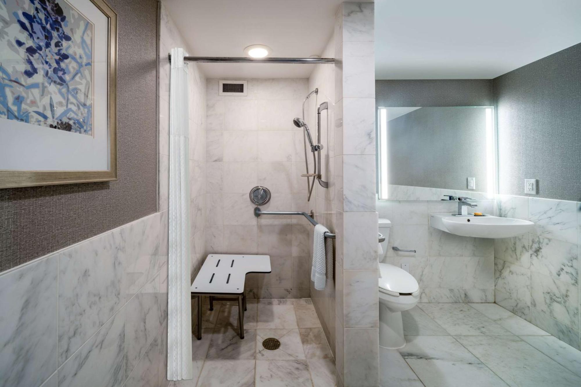 Habitación Doble con ducha a ras de suelo - Adaptada para personas de movilidad reducida