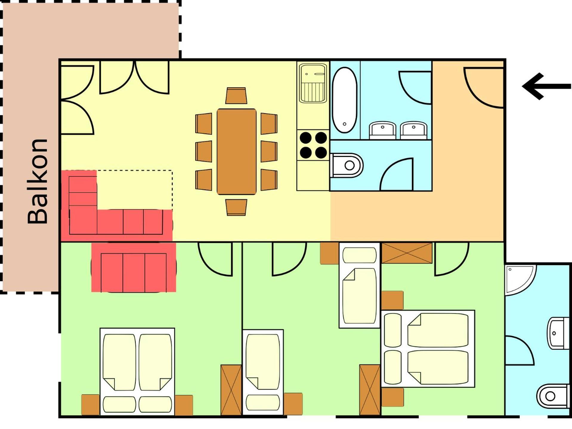 Deluxe Appartement met 3 Slaapkamers
