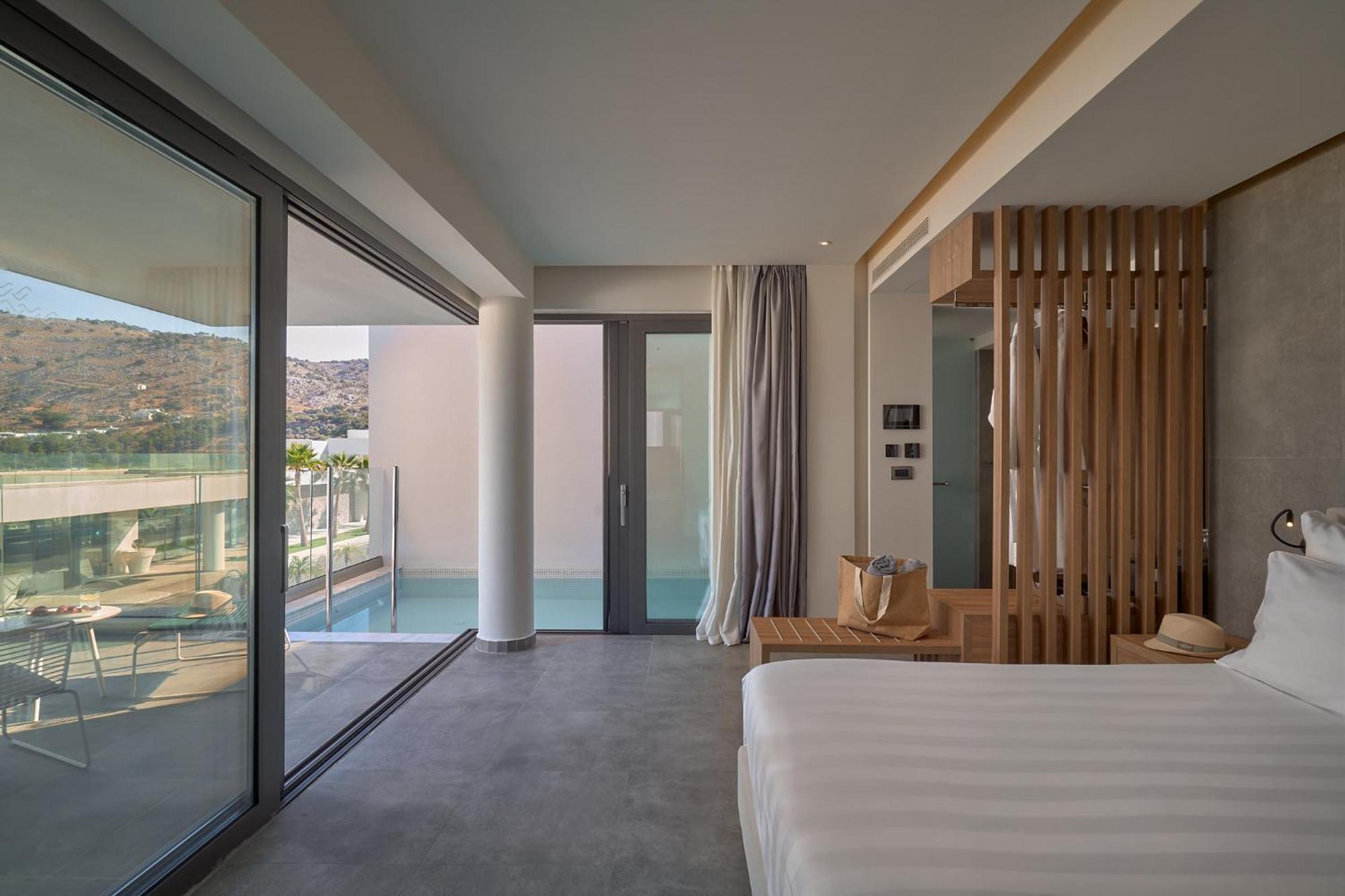 Promo Junior Suite met Privézwembad en Uitzicht op het Binnenland