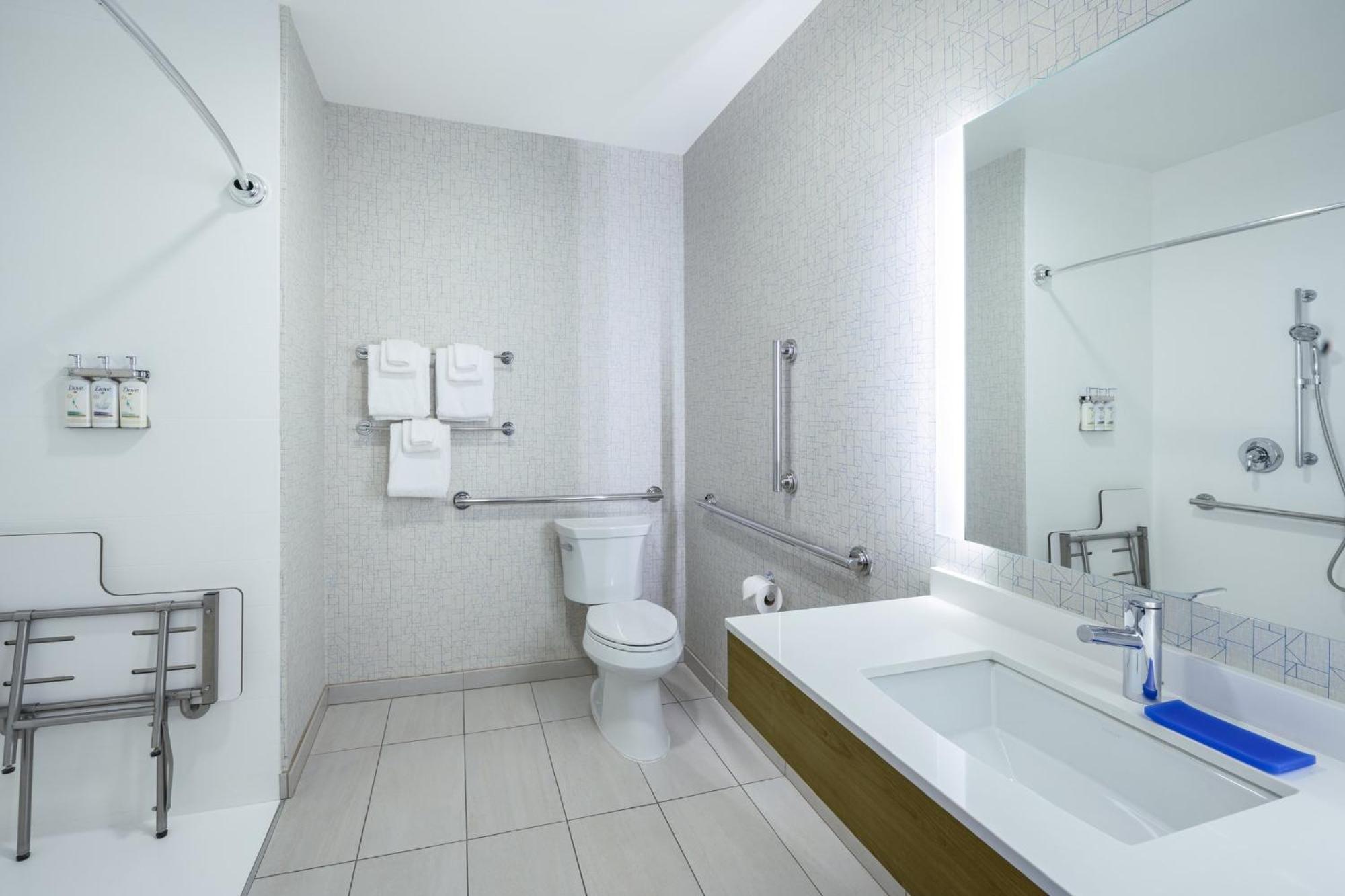 King Suite with Mobility Accessible Roll-In Shower