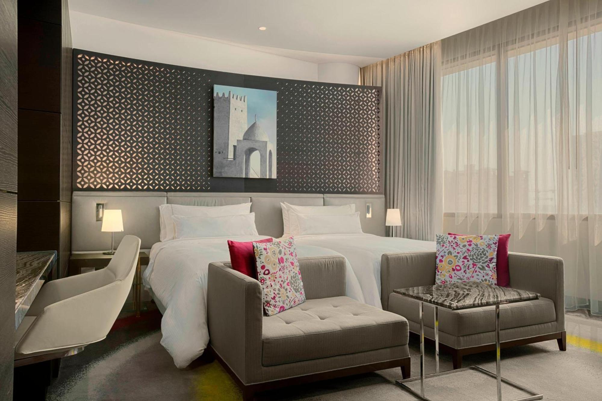 Deluxe Kamer met 2 Aparte Bedden en Uitzicht op de Stad