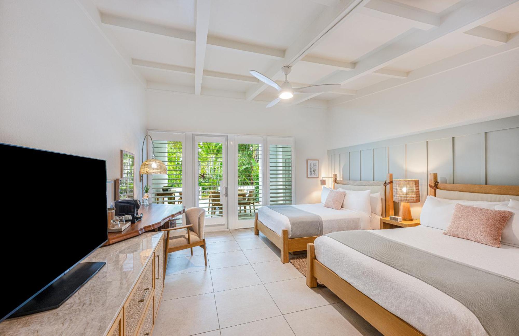 Brandneue Cabana Poolside Zimmer mit 2 Queensize-Betten