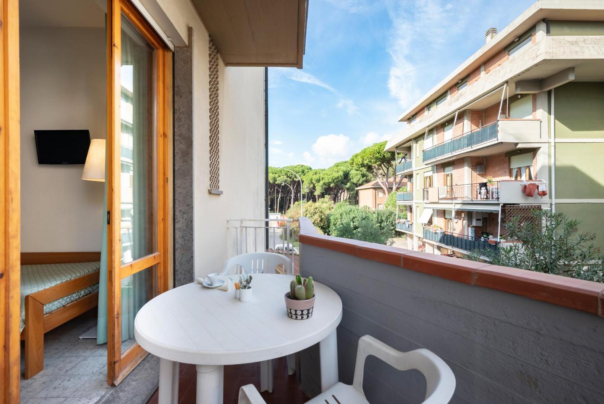 Dreibettzimmer mit Balkon