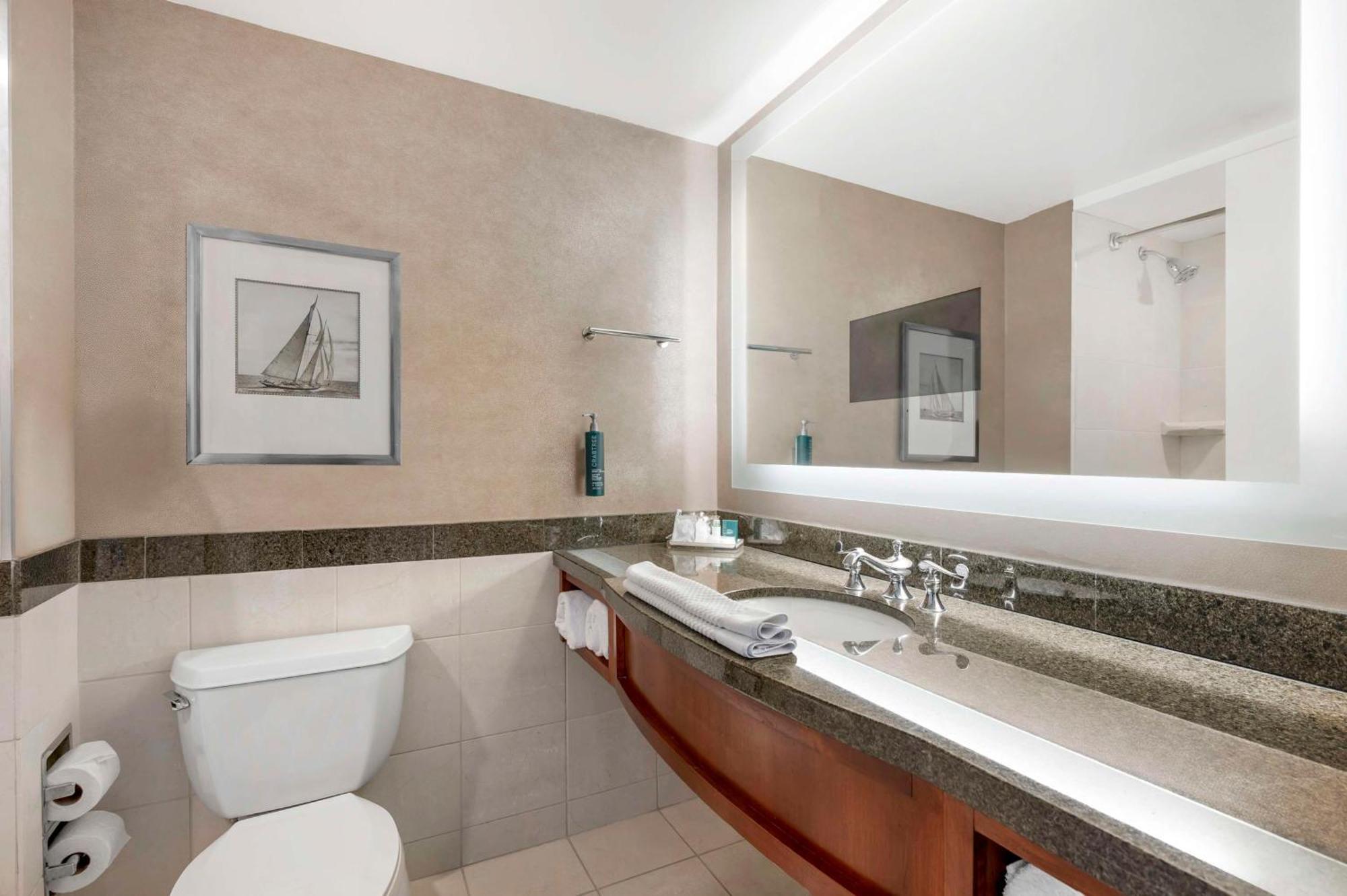 Superior Room Two Double Beds Balcony Partial Ocean View