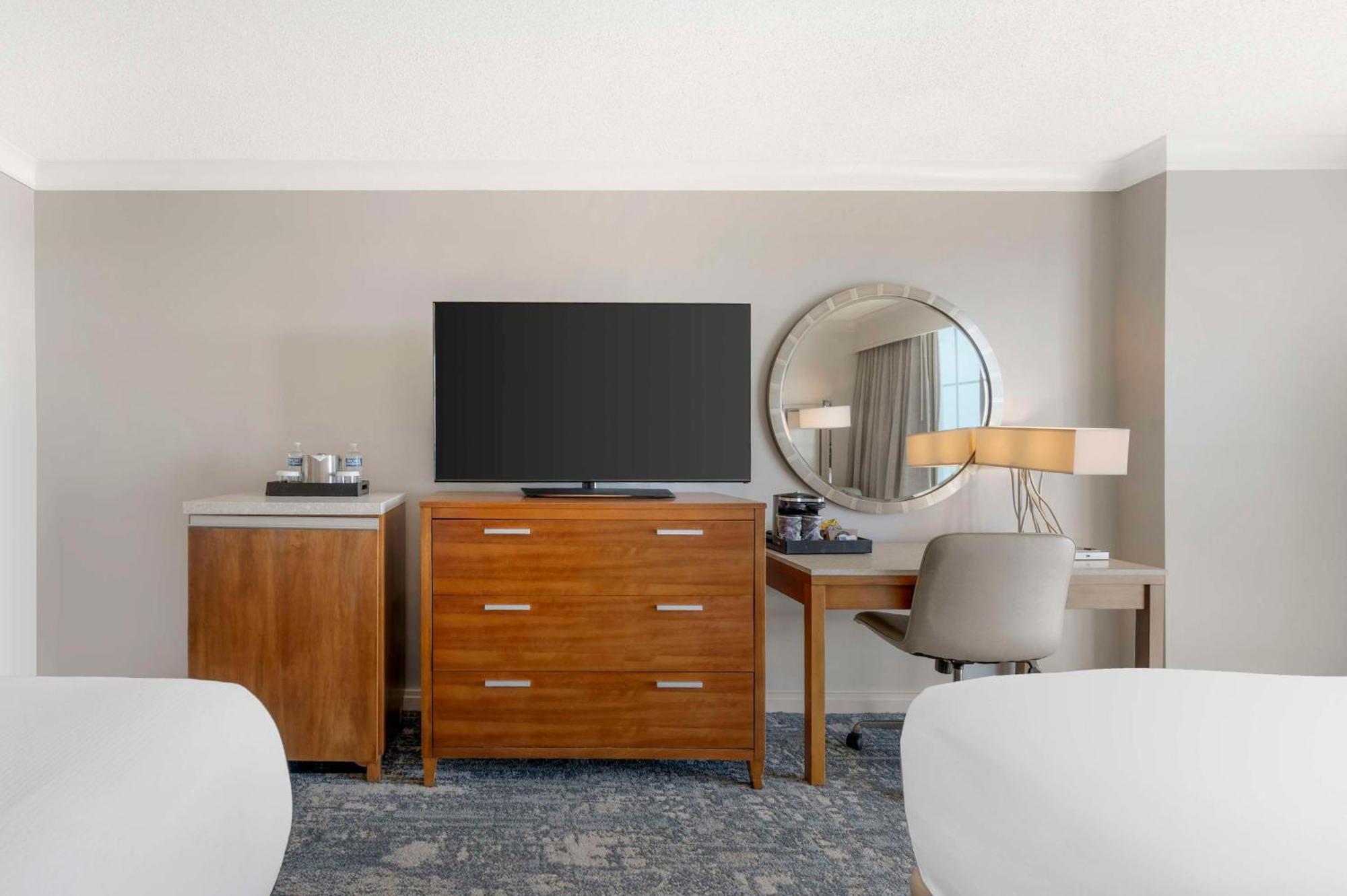 Superior Room Two Double Beds Balcony Partial Ocean View