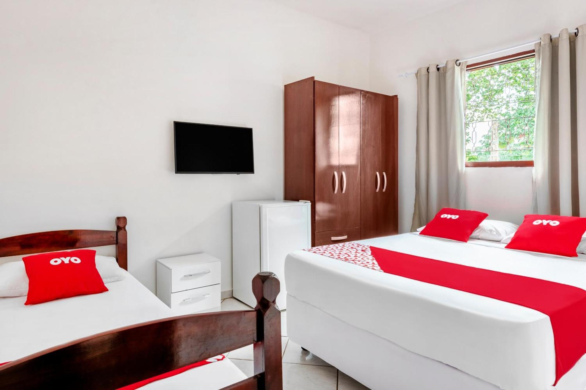 Triple Room without AC (1 Double bed + 1 Single bed)