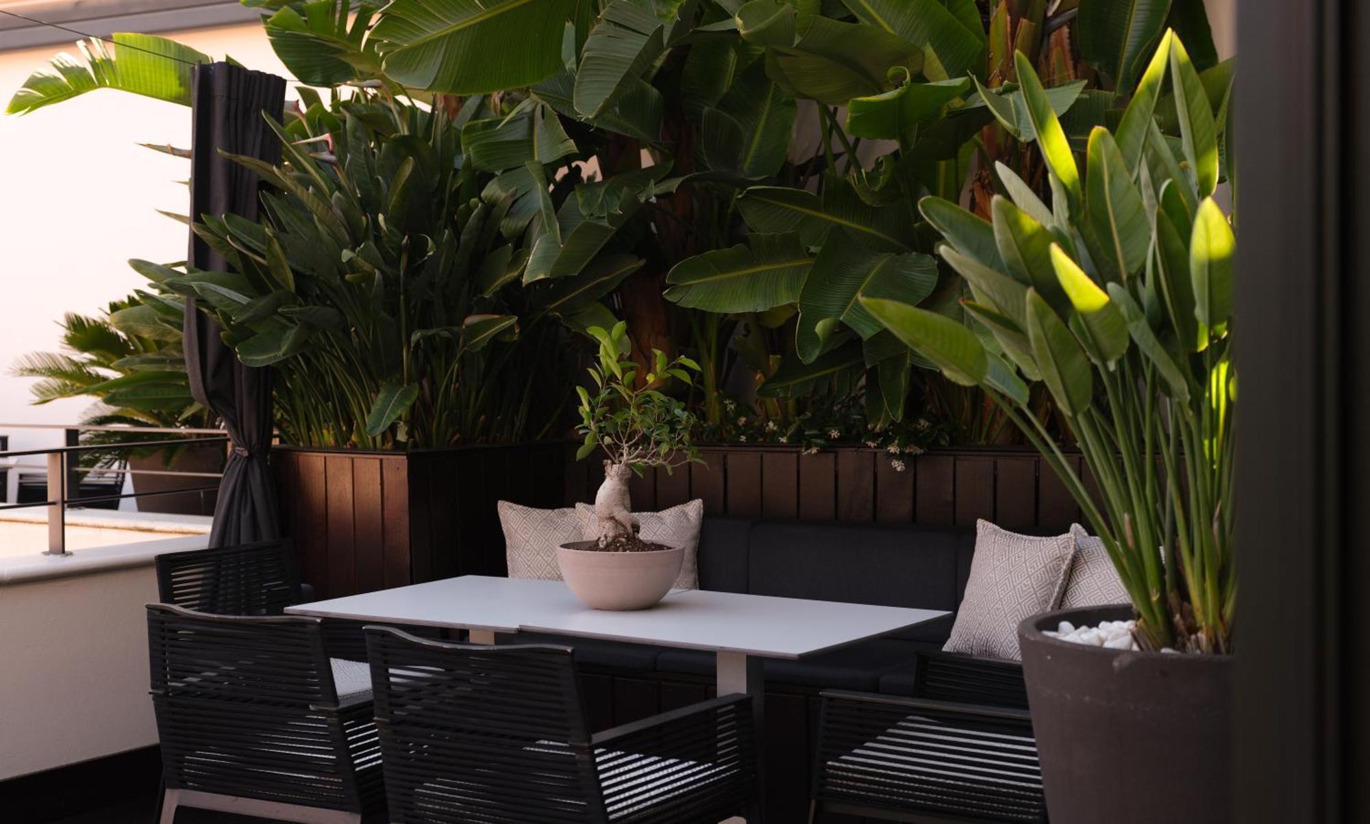 Suite mit eigener Terrasse und Whirlpool