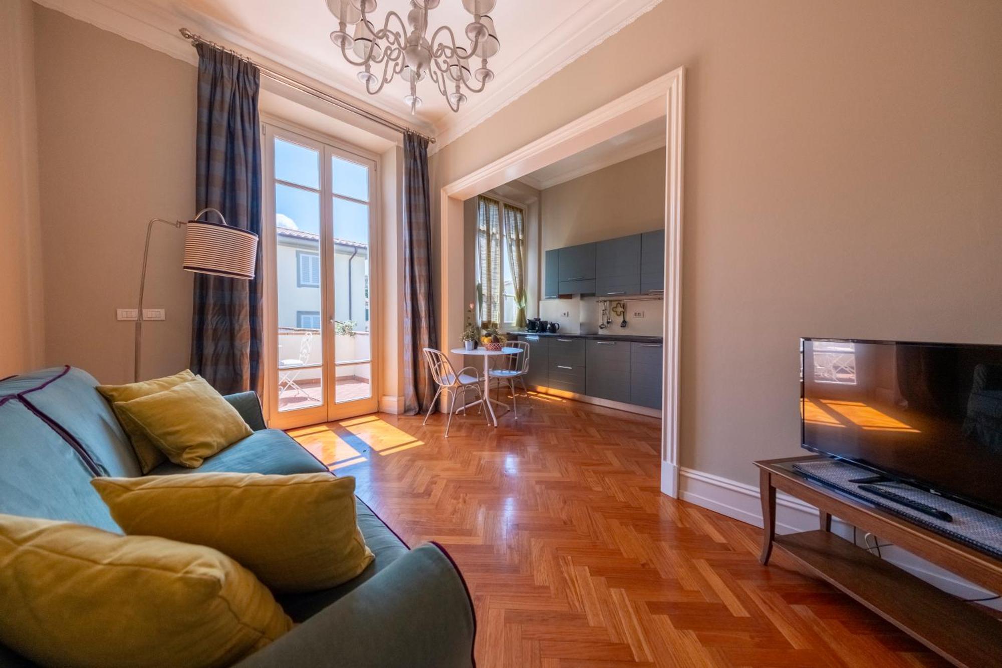 Apartamento de 1 dormitorio con terraza
