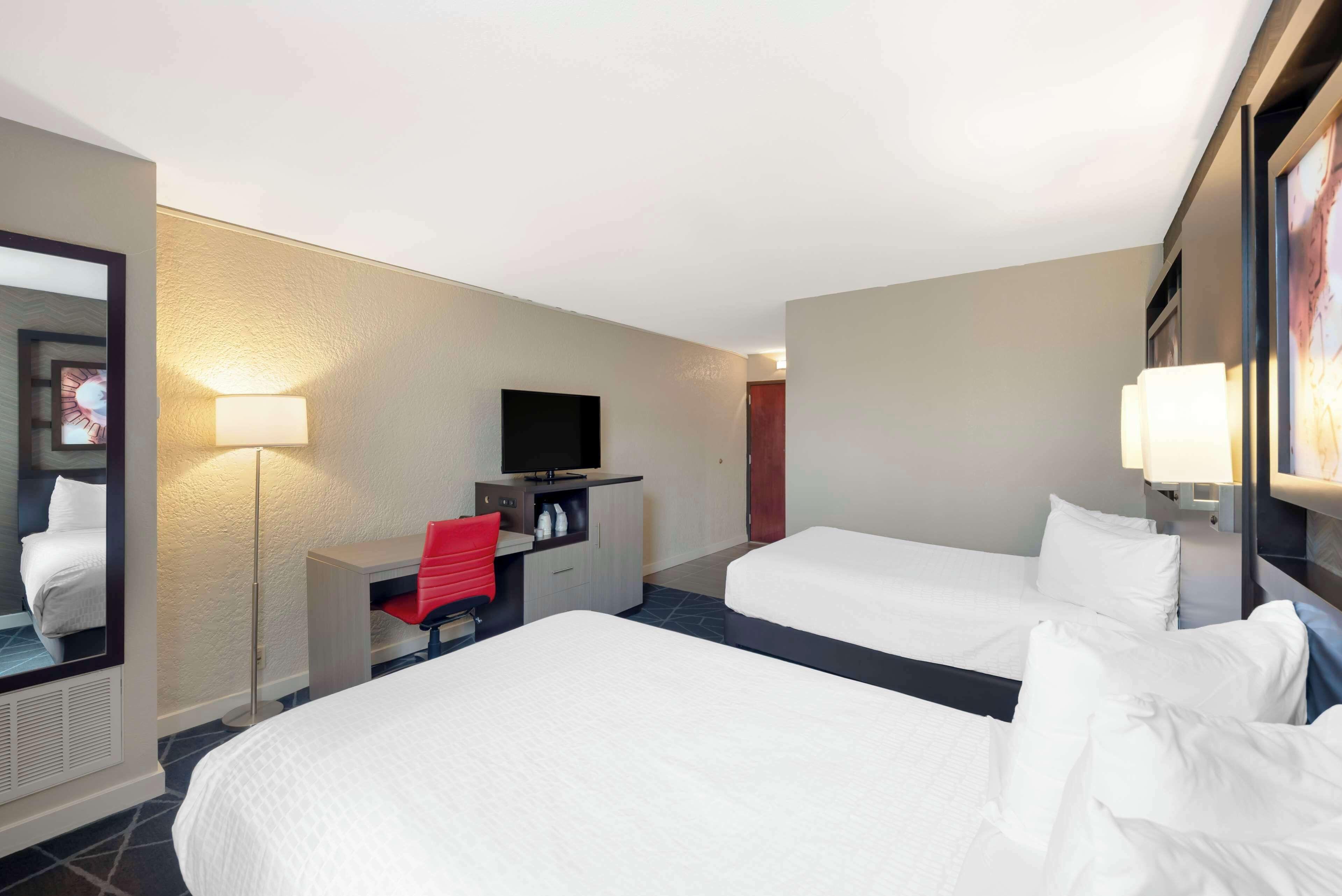 Double Room Two Double Beds Roll Shower Disability Access