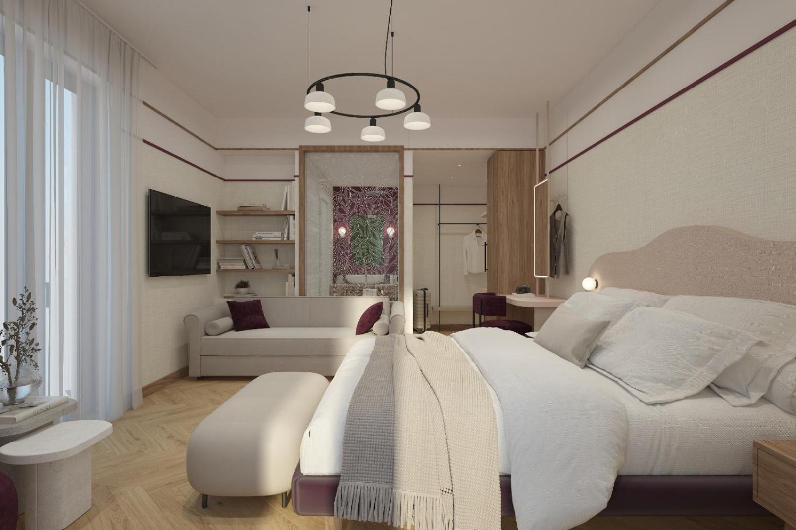 Deluxe Dreibettzimmer