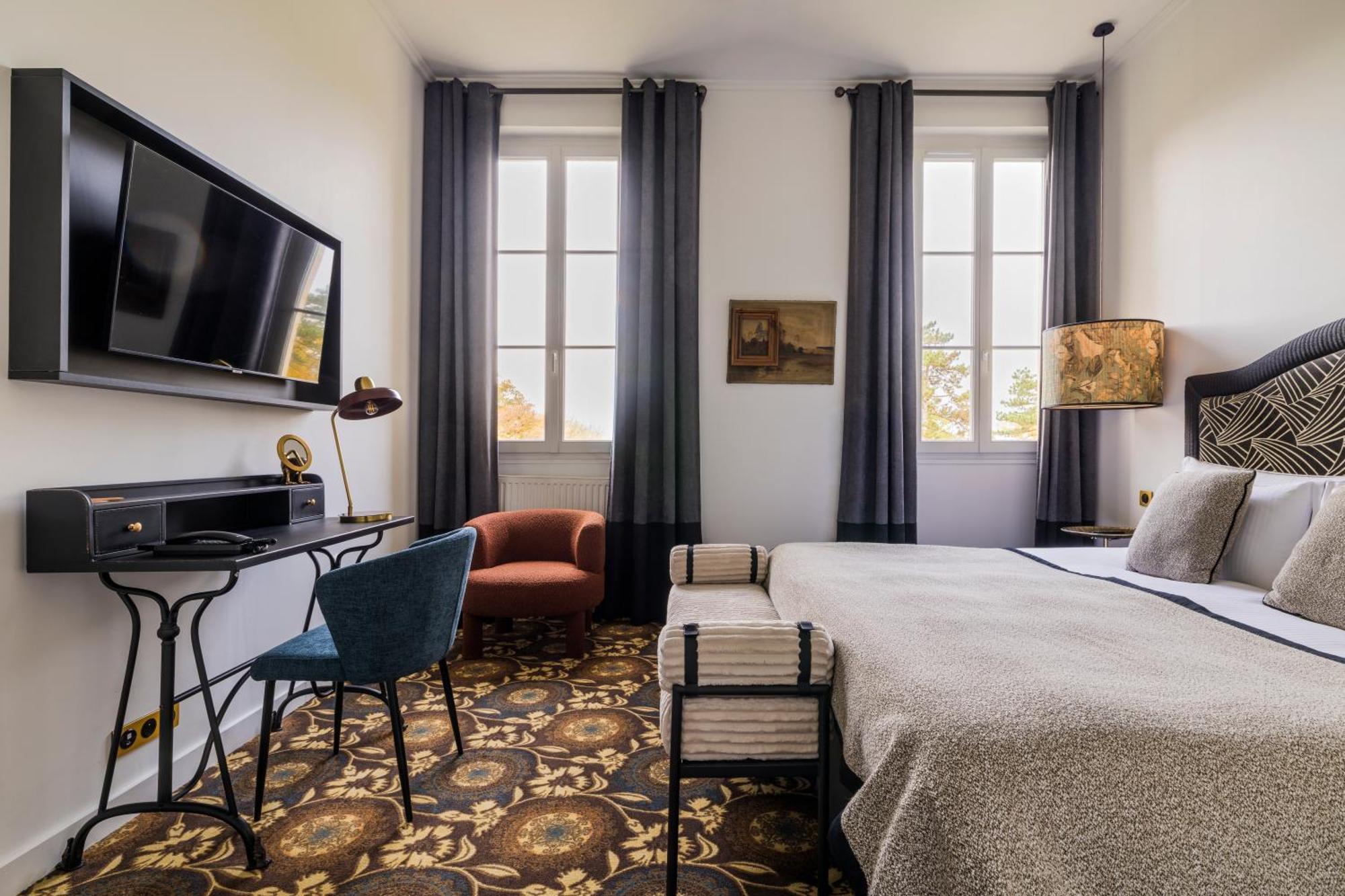Chambre Double ou Lits Jumeaux Standard - Vue sur le parc du château