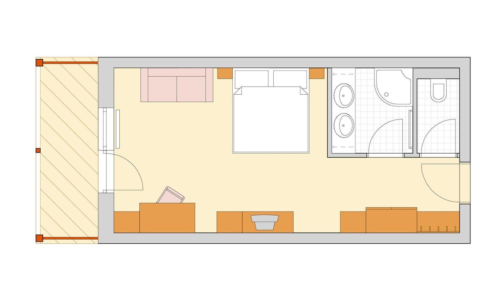 Familienzimmer mit Balkon