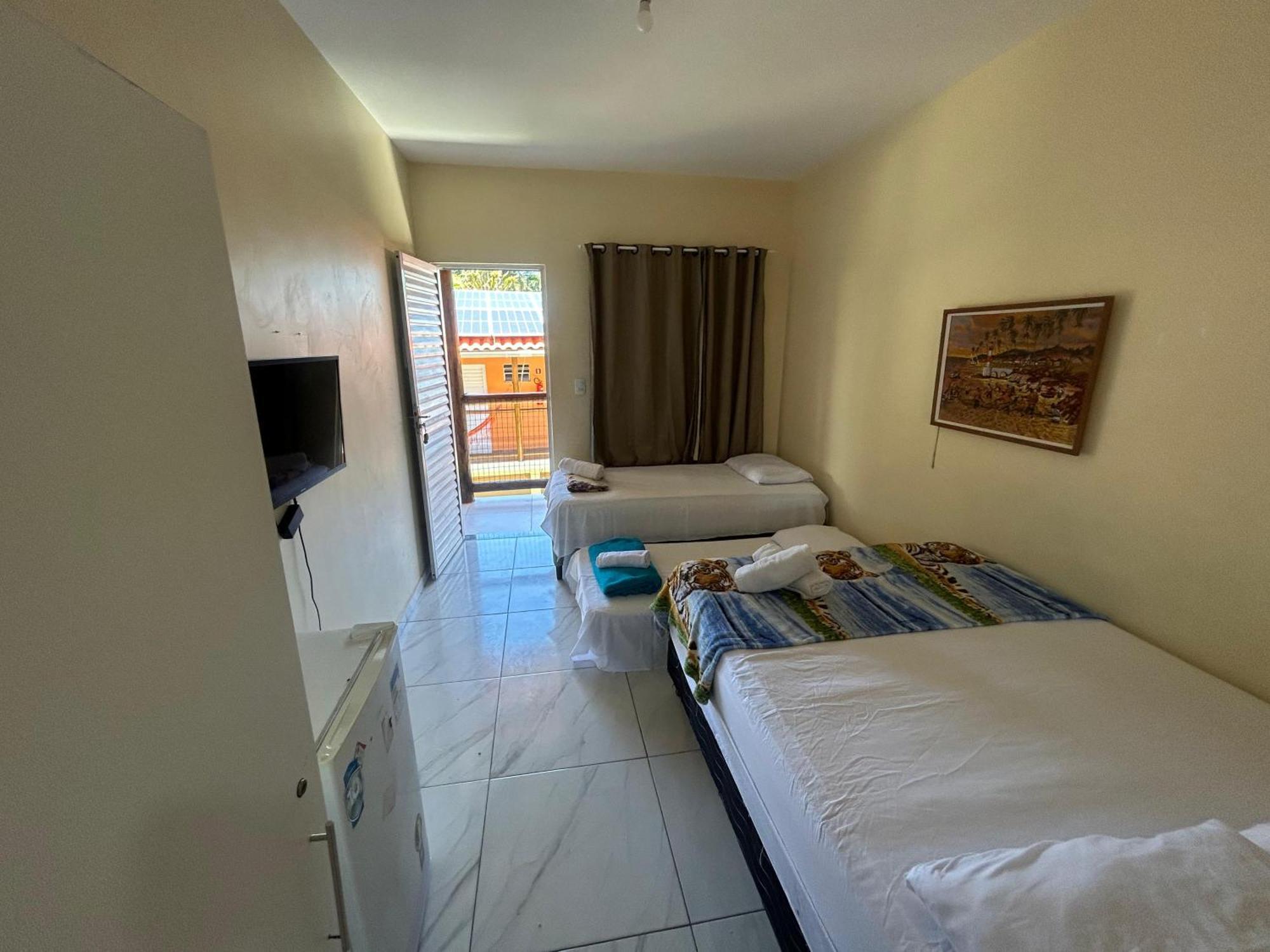 Quarto Quádruplo com Vista do Jardim