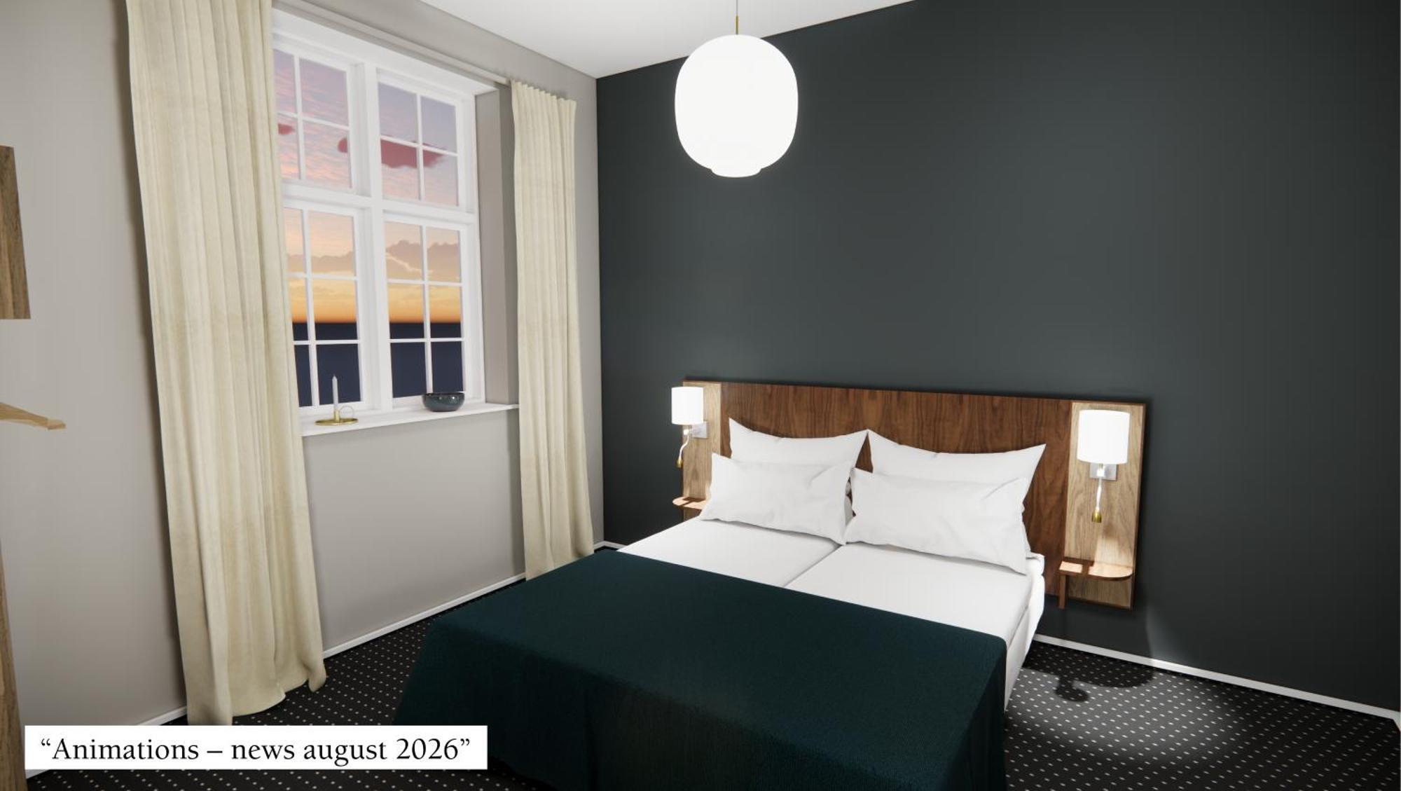 Apartment mit 2 Schlafzimmern, Terrasse und Seeblick