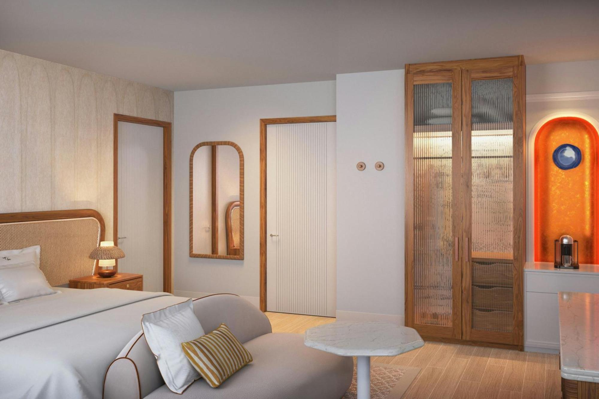 Chambre Lit King-Size Côté Océan