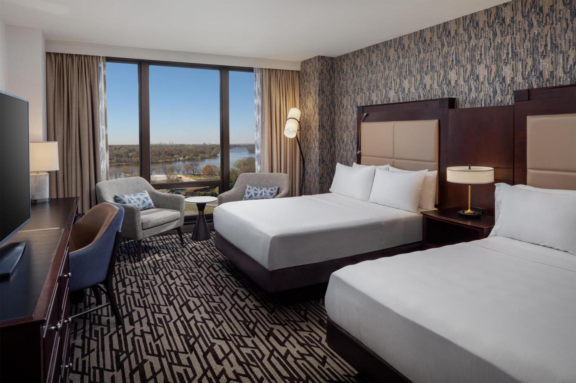 Queen Room with Two Queen Beds and River View