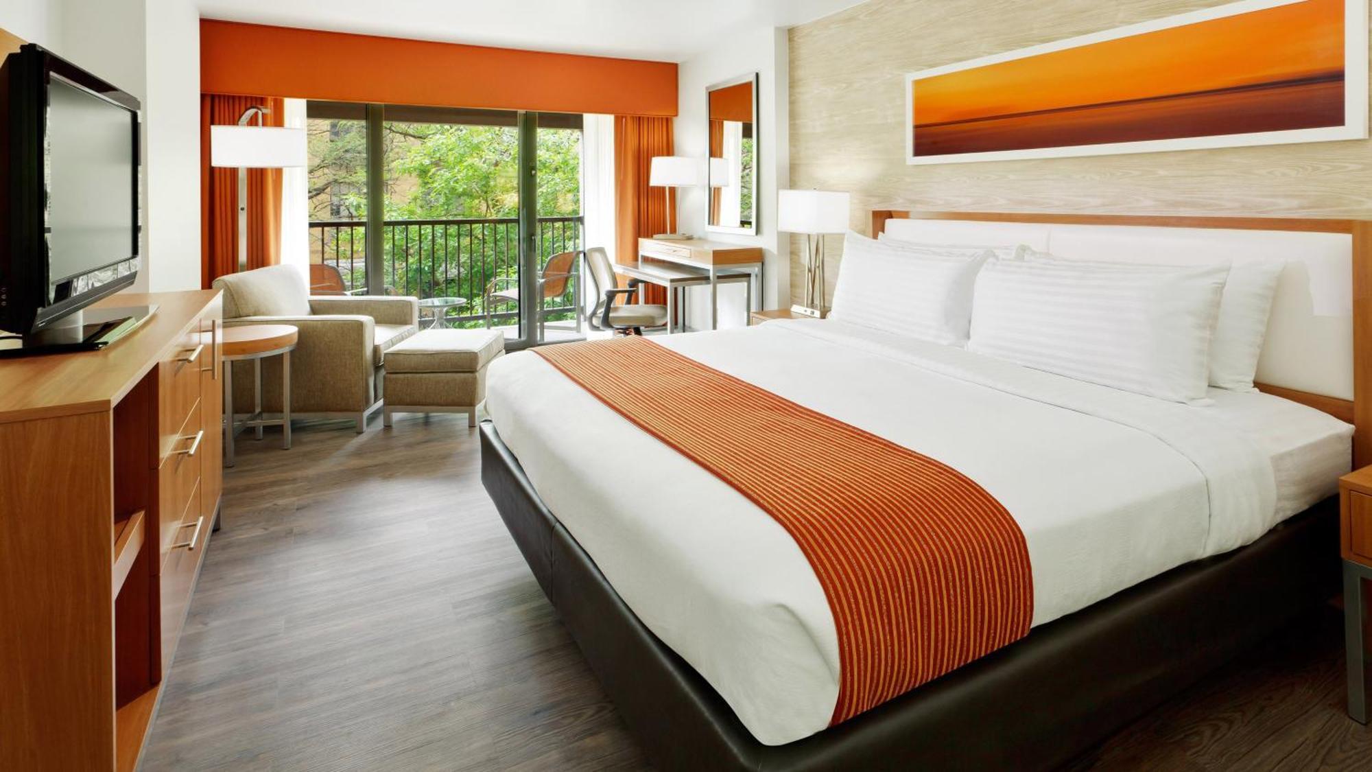 Habitación Estándar con cama extragrande y vistas al río