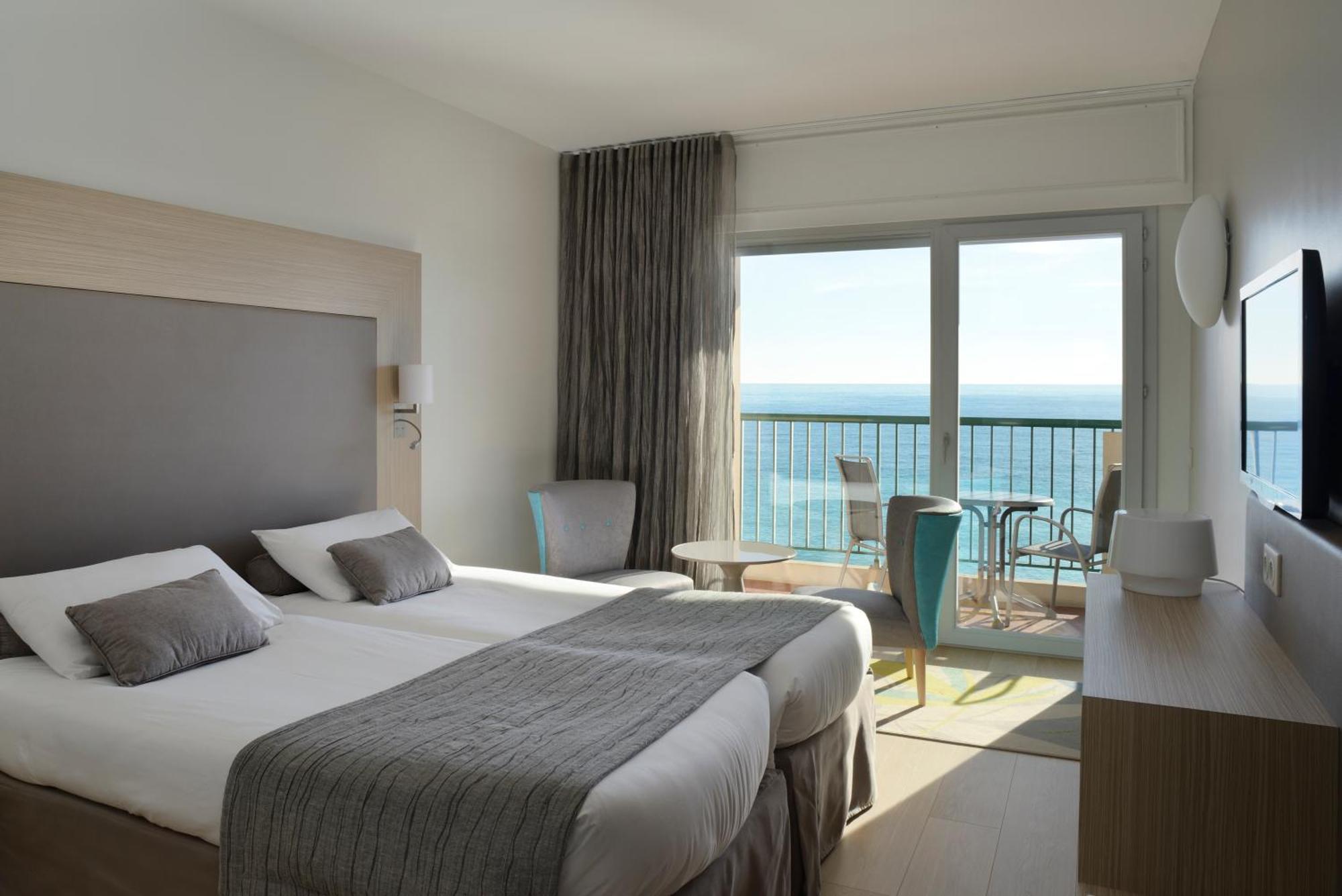 Chambre Double/Lits Jumeaux avec Balcon - Vue sur Mer