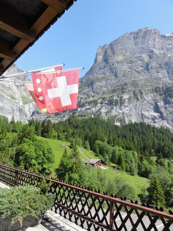 Chambre Double Supérieure avec Balcon et Vue sur Montagne Eiger