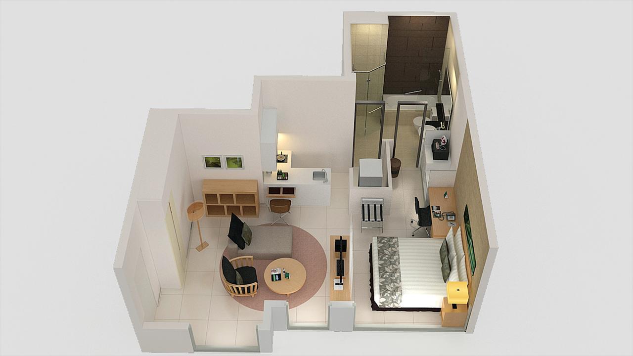 Tweepersoons Studiosuite - 2 aparte bedden