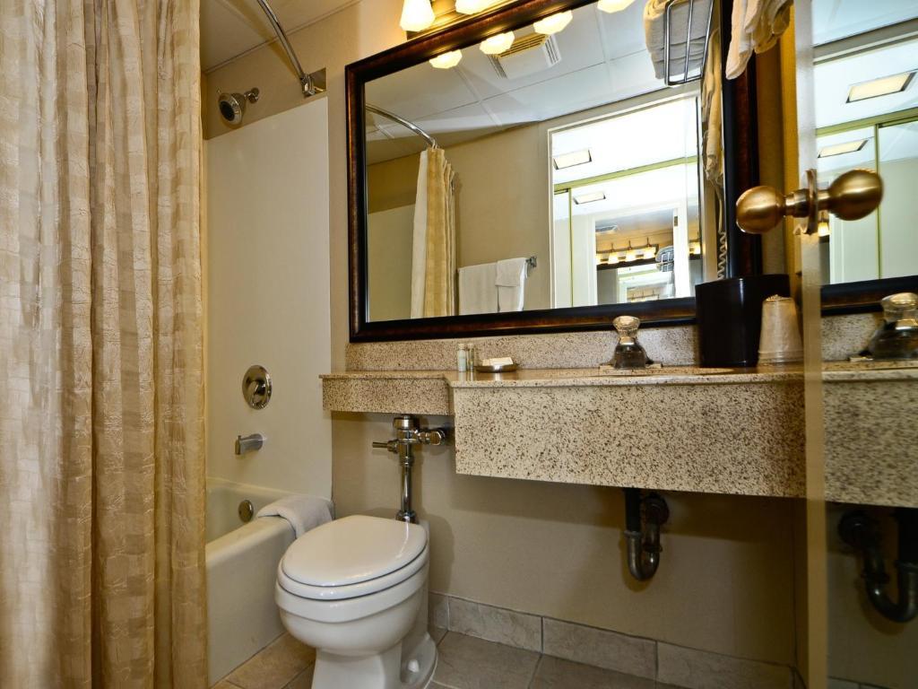 Double Room with Two Double Beds and Pool View - Non-Smoking