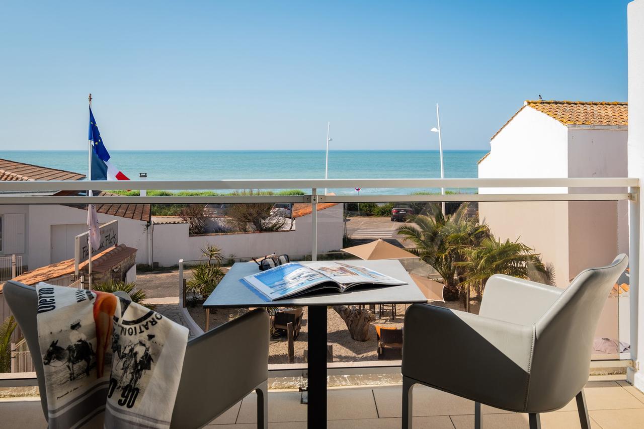 Chambre Double Supérieure avec Balcon et Vue sur l'Océan