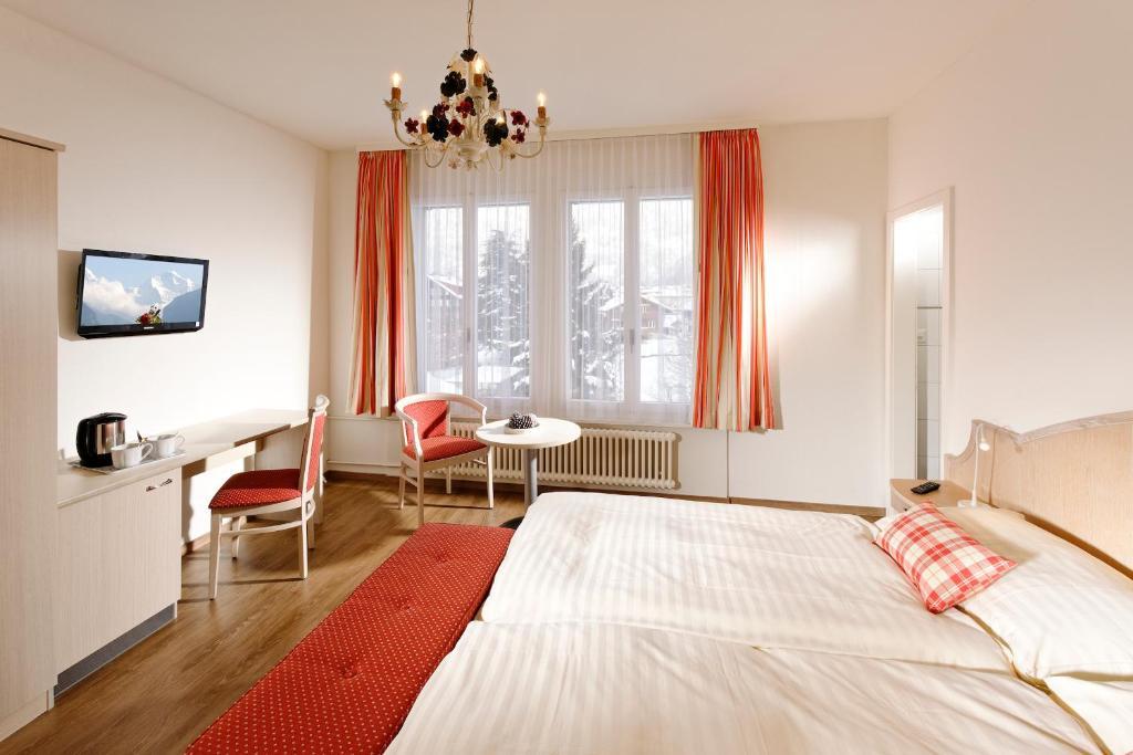 Superior Doppelzimmer mit garantiertem Blick auf die Jungfrau