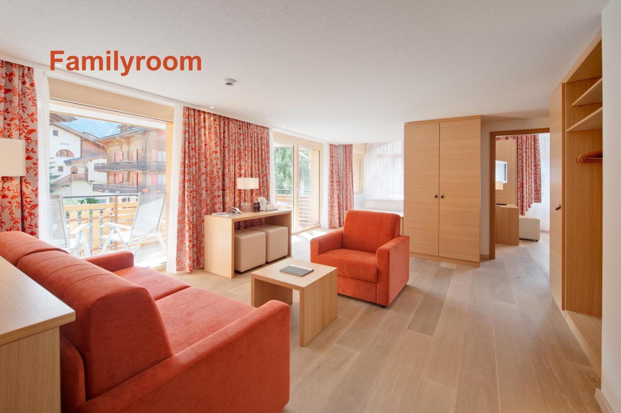 Habitación Familiar con vistas al Matterhorn