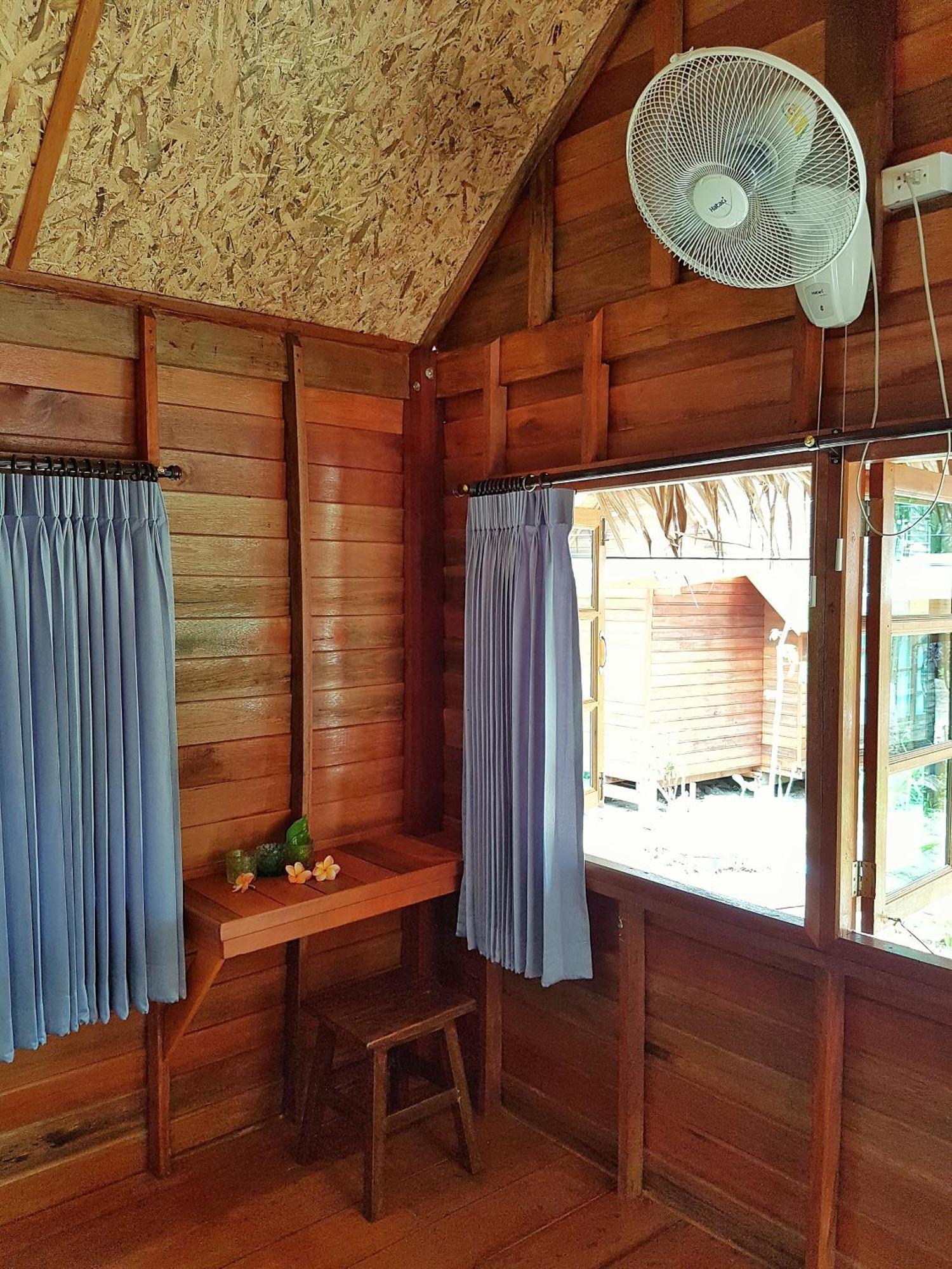 Chambre Jardin avec Ventilateur - Pas de Douche Chaude