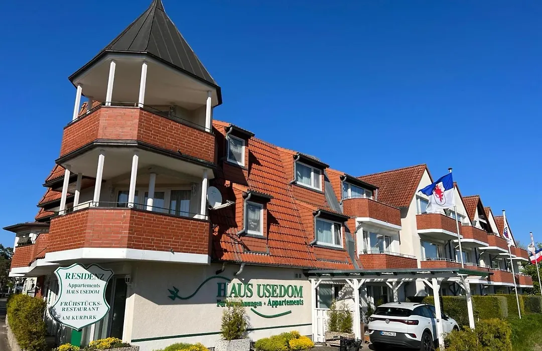HAUS USEDOM Ferienwohnanlage mit Frühstücks-Restaurant gegenüber im Seeschlösschen-1