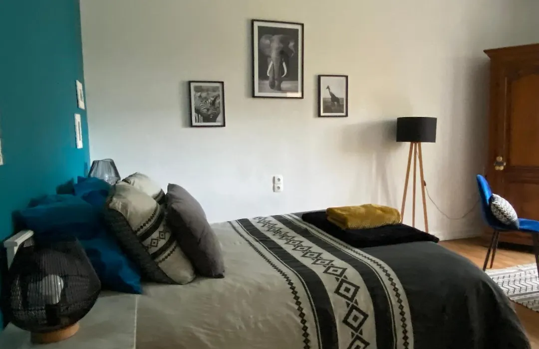 Chambre Clemenceau Tout confort - Salle de bain Privée - Jardin - Wifi - Cuisine partagée --1