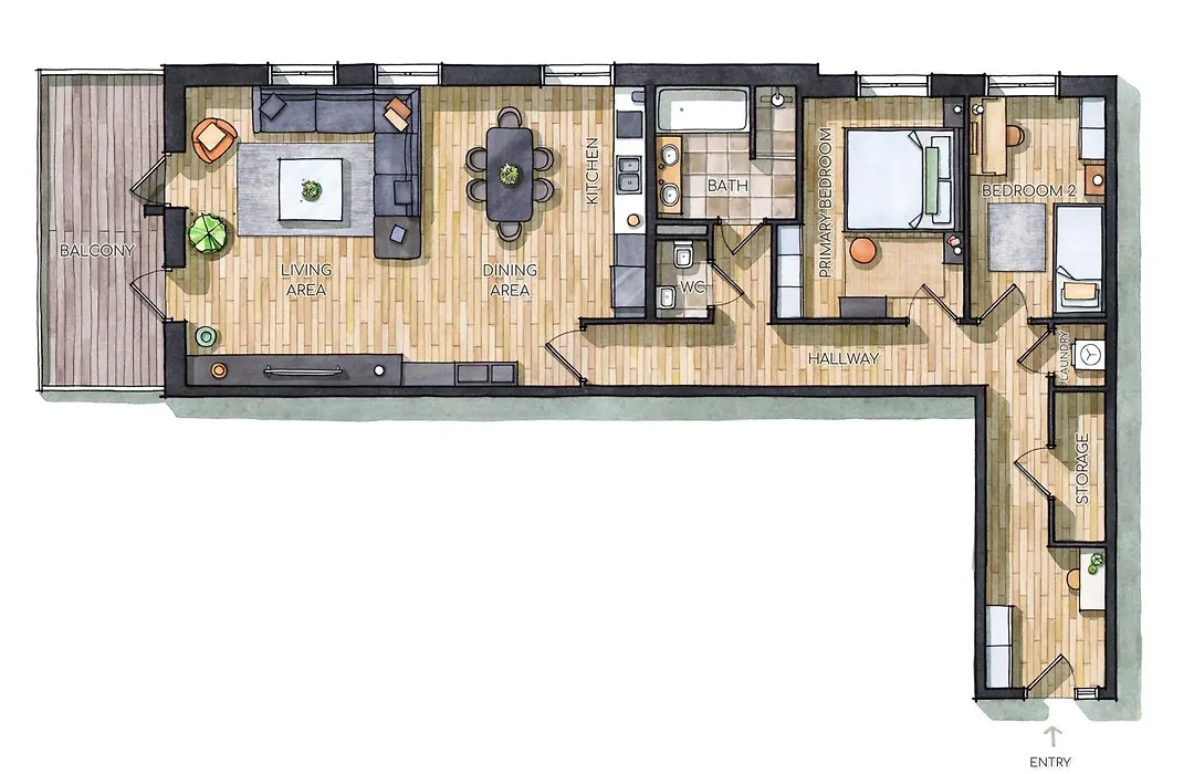 12, Apartments, 4-6 Pers, Central, Stunning View, Near Supermarket & Public Transport-1