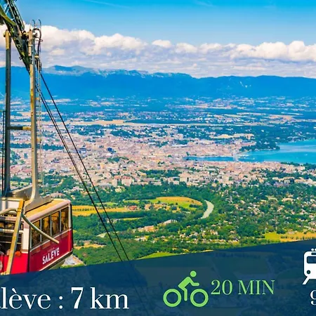 Homey La Coloc Du 40 - Colocation Haut De Gamme De 4 Chambres Uniques Et Privees - Proche Transports En Commun - Aux Portes De Geneve-3