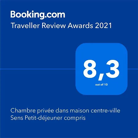 Chambre Privee Dans Maison Centre-Ville Sens Petit-Dejeuner Compris-3