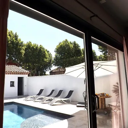 La Suite Côté Pool-House Piscine, Sauna&Jacuzzi privatifs-3