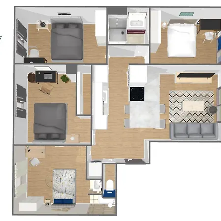Homey La Coloc Du 40 - Colocation Haut De Gamme De 4 Chambres Uniques Et Privees - Proche Transports En Commun - Aux Portes De Geneve-2
