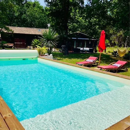 Hacienda de la Canopée avec piscine chauffée au sel-3