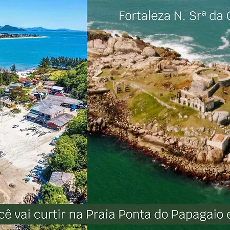 Pousada Recanto Edênico - à beira mar da Praia Ponta do Papagaio, Palhoça SC-3