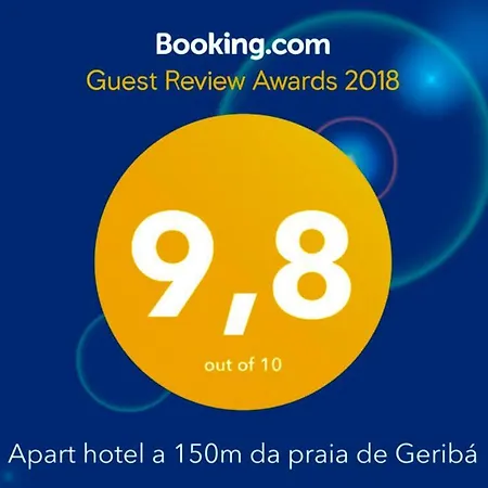 Apart hotel a 150m da praia de Geribá-3