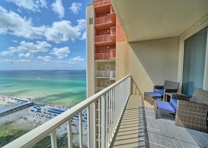Deluxe Beachfront Studio, Shores Of Panama, Oceanviews And Updated Panama City Beach