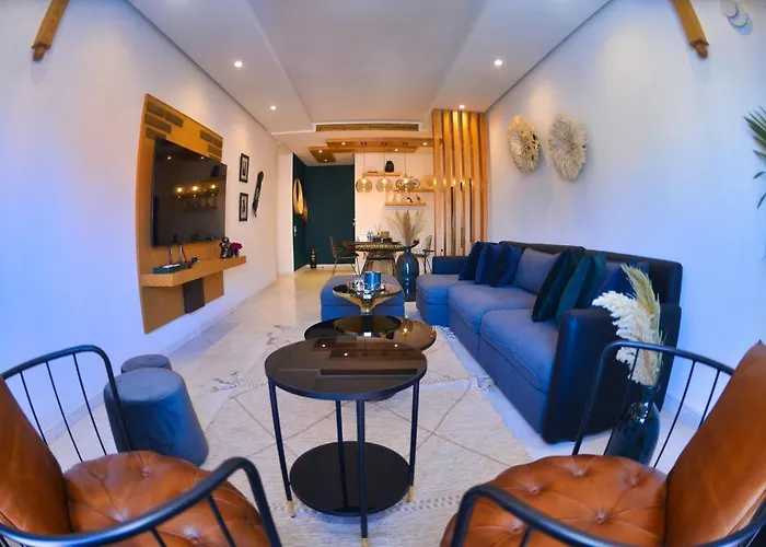 Appartement de prestige climatisé à l'hivernage 400m de la Gare