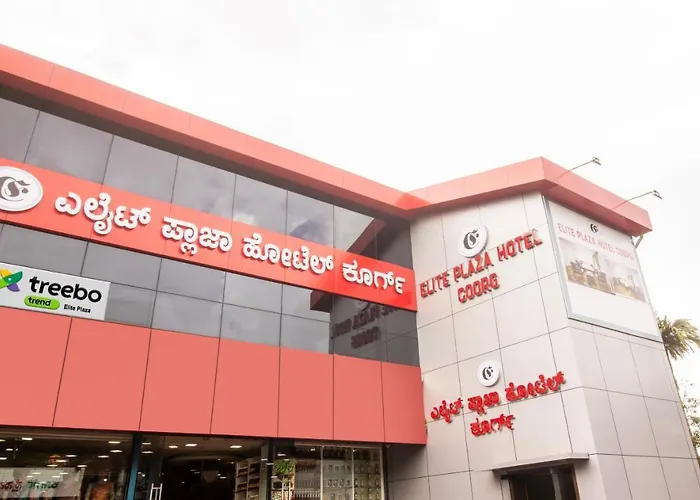 Treebo Elite Plaza, 700 Mtrs From Madikeri Fort
